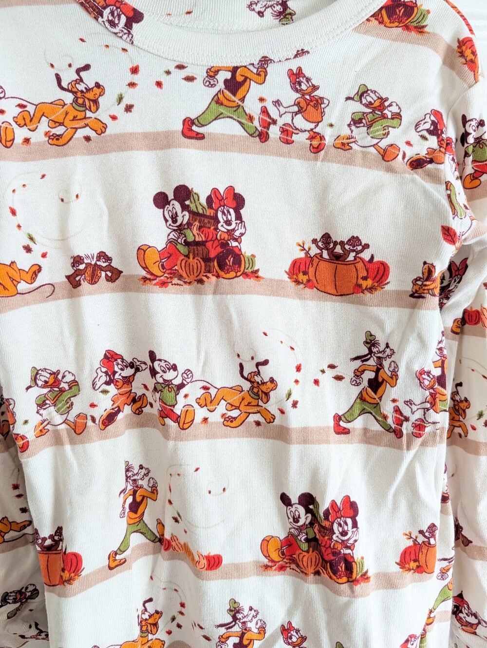 EUC 5Y Gap × Disney Baby & Toddler Organic Brushed Cotton Fall Thanksgiving PJs - Picture 3 of 5